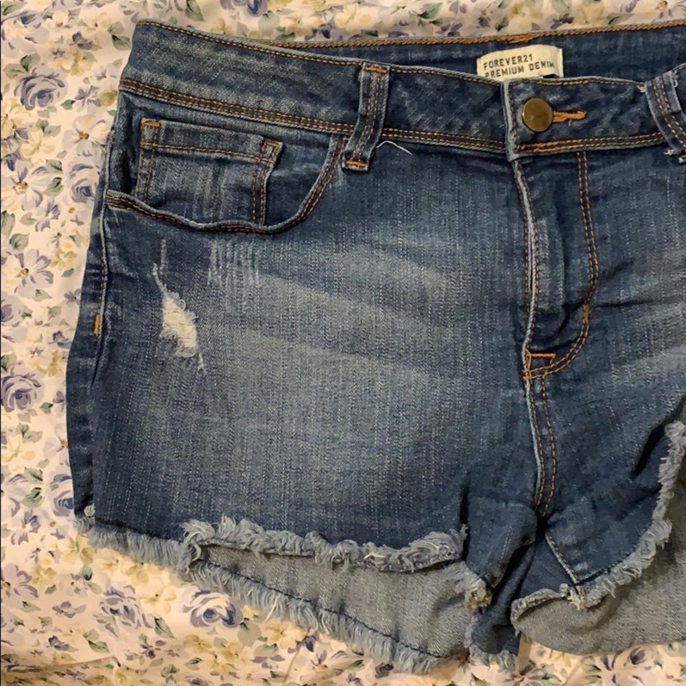 Forever 21 Jean Shorts Sz 31
